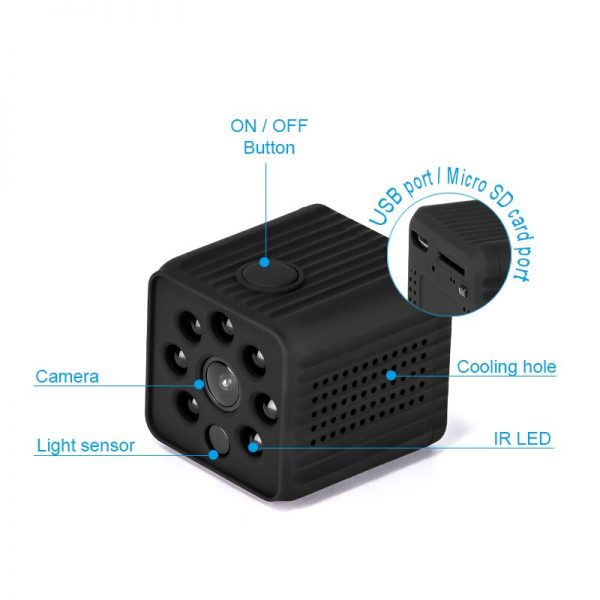706A 60 days Standby Mini Camera Home Security Night Vision 1080P Surveillance Camera Motion Detection DVR 2