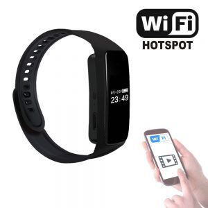 Fitness Bracelet Camera 1080p Full HD Smart Wristband with WiFi Video can watch in phone APP
