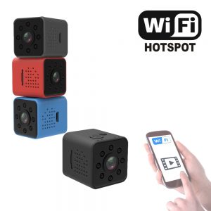 SQ23 Mini WiFi Camera Night Vision 1080P Wireless Hotspot Remote Monitor Phone App Motion Detection DVR