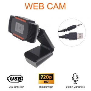 Web Camera HD Cam With USB Connector And Build in Microphone for Skype MS Teams Zoom