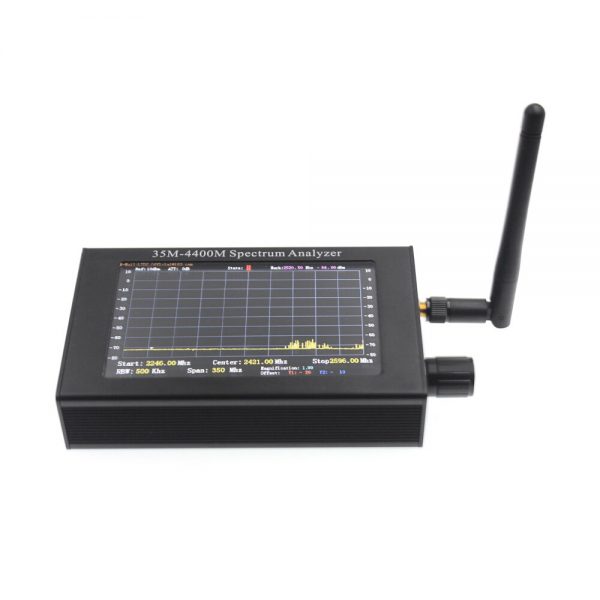 Spectrum Analyzer 35M 4400M Big LCD Screen Wireless Signal Detector for Radio WiFi GSM Camera Search 2
