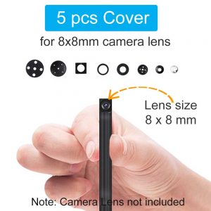 Universal Button Lens Cover For Mini WiFi IP Camera Sensor 8x8mm Pack